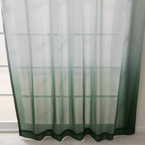 グラデーションレースカーテン(RL240 グリーン 100X108X2) 9枚目画像