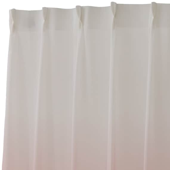 グラデーションレースカーテン(RL240 ローズ 100X108X2) 5枚目画像