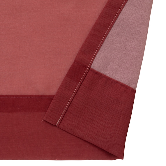 グラデーションレースカーテン(RL240 ローズ 100X108X2) 7枚目画像