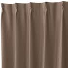 遮光2級・遮熱カーテン(RD210 ブラウン 100X110X2) 3枚目画像