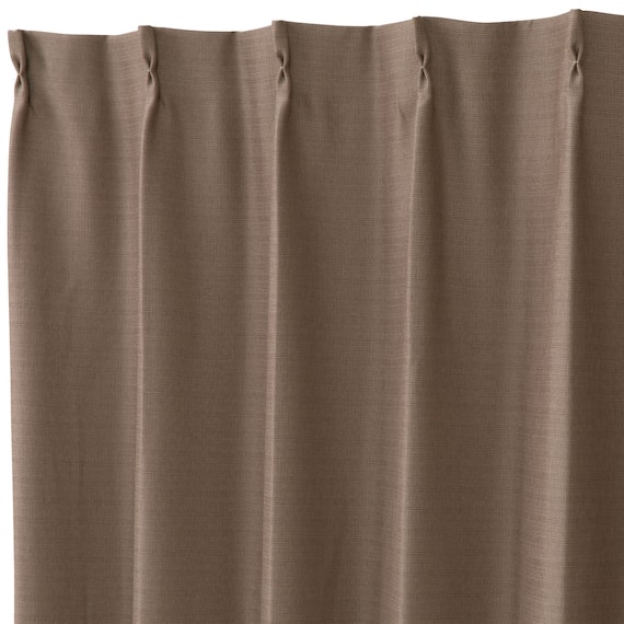 遮光2級・遮熱カーテン(RD210 ブラウン 100X110X2) 3枚目画像