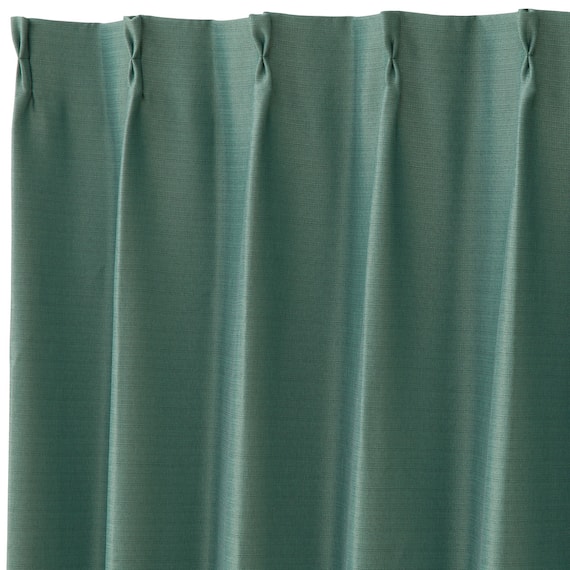 遮光2級・遮熱カーテン(RD210 グリーン 100X110X2) 3枚目画像