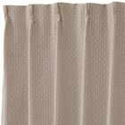 裏地付き遮光2級・遮熱ジャカードカーテン(PK273 ベージュ 100X110X2) 3枚目画像