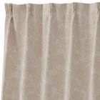 裏地付き遮光2級・遮熱ジャカードカーテン(PK274 ベージュ 100X110X2) 3枚目画像
