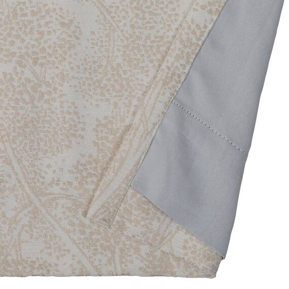 裏地付き遮光2級・遮熱ジャカードカーテン(PK274 ベージュ 100X110X2) 4枚目画像