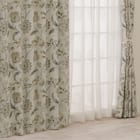 裏地付き遮光1級・遮熱ジャカードカーテン(PK278 グリーン 100X110X2) 1枚目画像