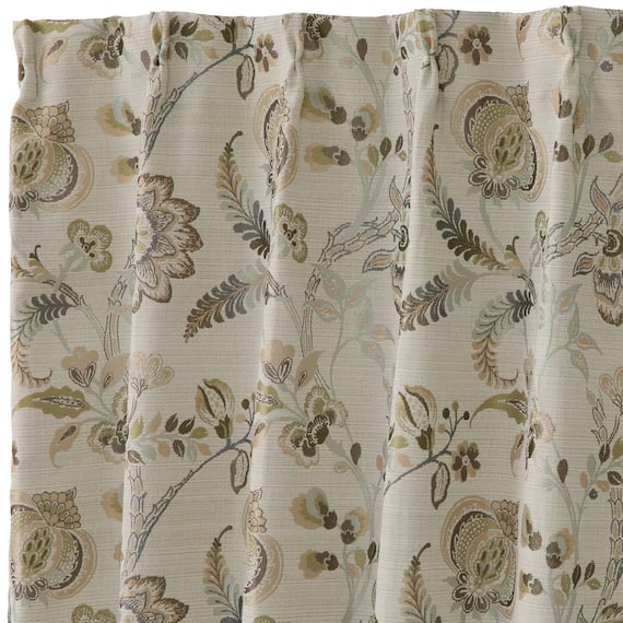 裏地付き遮光1級・遮熱ジャカードカーテン(PK278 グリーン 100X110X2) 3枚目画像