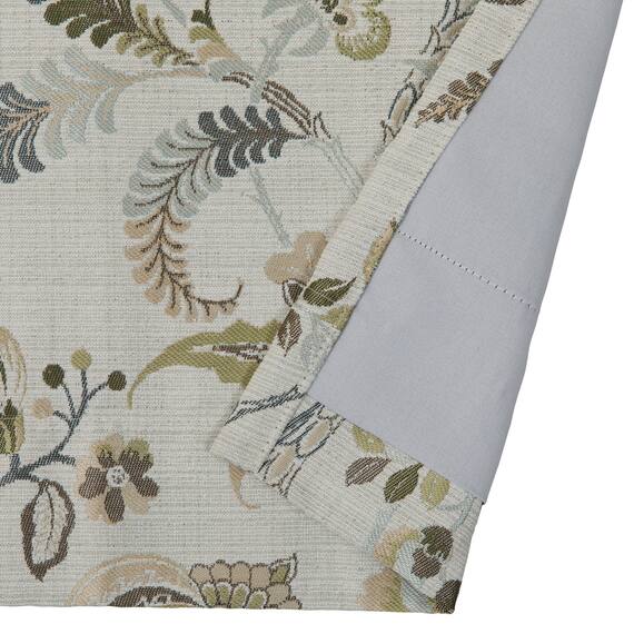 裏地付き遮光1級・遮熱ジャカードカーテン(PK278 グリーン 100X110X2) 4枚目画像