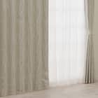 裏地付き遮光2級・遮熱ジャカードカーテン(PK280 ベージュ 100X110X2) 1枚目画像
