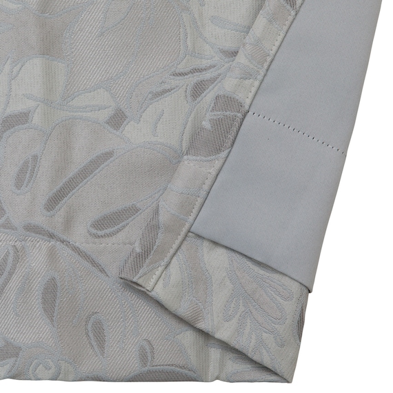 裏地付き遮光2級・遮熱ジャカードカーテン(PK283 ベージュ 100X110X2) 4枚目画像