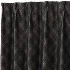 裏地付き遮光1級・遮熱ジャカードカーテン(PK285 ブラック 100X110X2) 3枚目画像