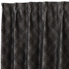裏地付き遮光1級・遮熱ジャカードカーテン(PK285 ブラック 100X110X2) 3枚目画像