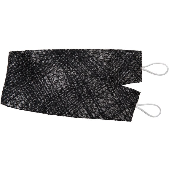 裏地付き遮光1級・遮熱ジャカードカーテン(PK285 ブラック 100X110X2) 5枚目画像