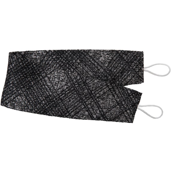 裏地付き遮光1級・遮熱ジャカードカーテン(PK285 ブラック 100X110X2) 5枚目画像