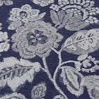 裏地付き遮光1級・遮熱ジャカードカーテン(PK286 ネイビー 100X110X2) 2枚目画像