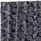 裏地付き遮光1級・遮熱ジャカードカーテン(PK286 ネイビー 100X110X2) 3枚目画像