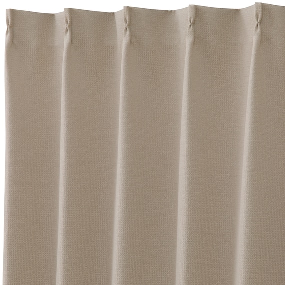 遮光2級・遮熱ジャカードカーテン(PK288 ベージュ 100X110X2) 3枚目画像