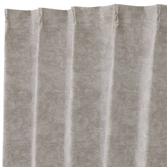 遮光2級・遮熱ジャカードカーテン(PK289 ベージュ 100X110X2) 3枚目画像