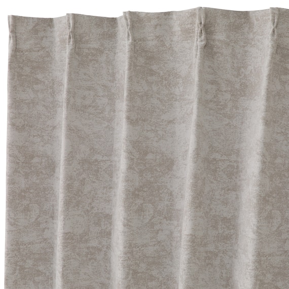 遮光2級・遮熱ジャカードカーテン(PK289 ベージュ 100X110X2) 3枚目画像