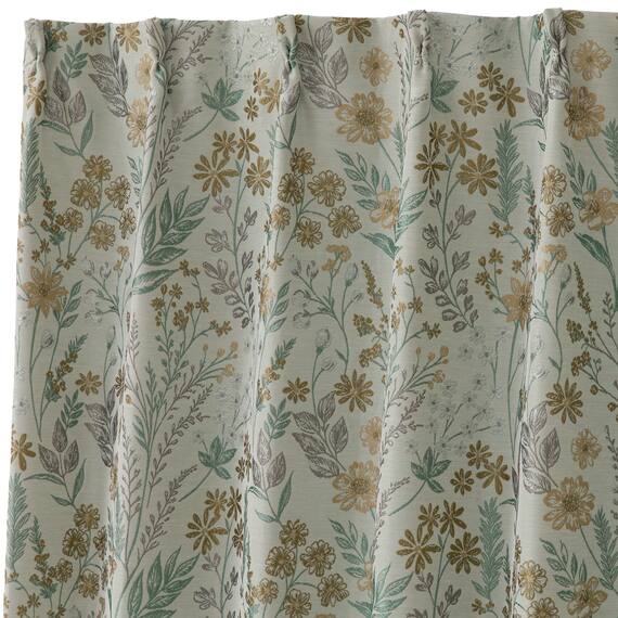 裏地付き遮光1級・遮熱ジャカードカーテン(PK296 100X110X2) 3枚目画像