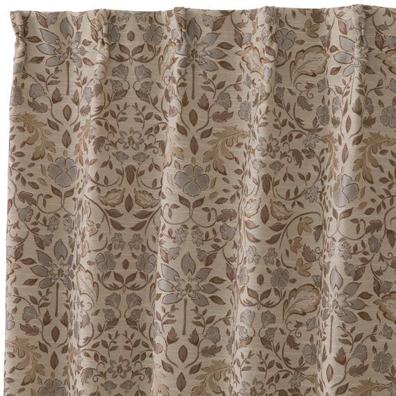 裏地付き遮光1級・遮熱ジャカードカーテン(PK297 100X110X2) 3枚目画像