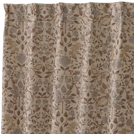 裏地付き遮光1級・遮熱ジャカードカーテン(PK297 100X110X2) 3枚目画像