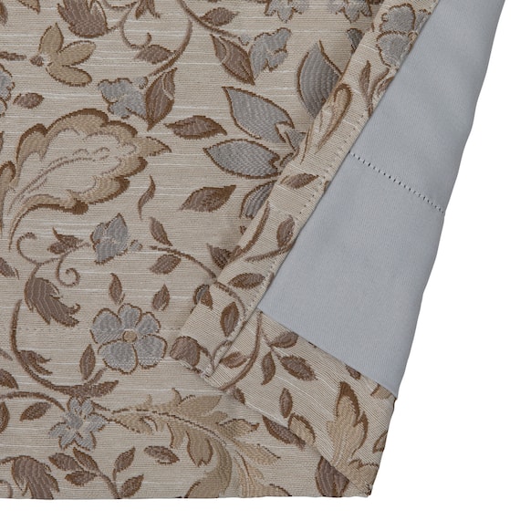 裏地付き遮光1級・遮熱ジャカードカーテン(PK297 100X110X2) 4枚目画像