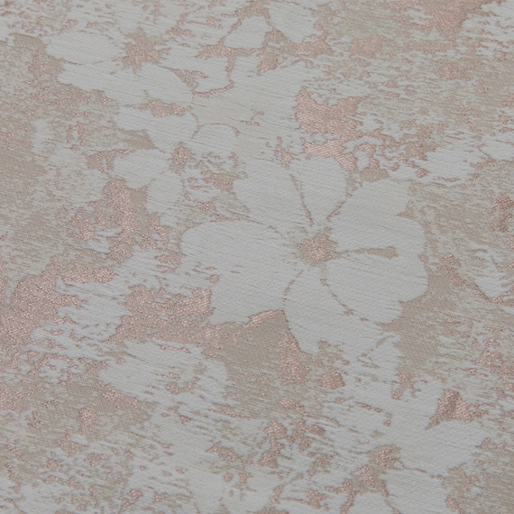 裏地付き遮光2級・遮熱ジャカードカーテン(PK300 ローズ 100X110X2) 2枚目画像