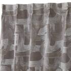 裏地付き遮光1級・遮熱ジャカードカーテン(PK303 グレー 100X110X2) 3枚目画像