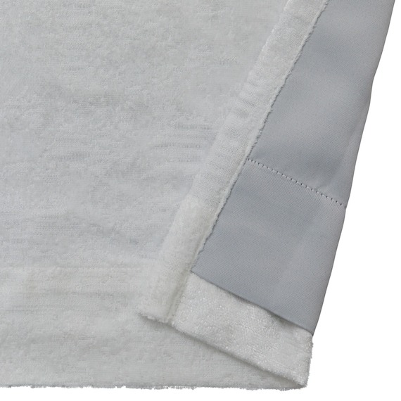 裏地付き遮光3級・遮熱ジャカードカーテン(PK301 ホワイト 100X110X2) 4枚目画像