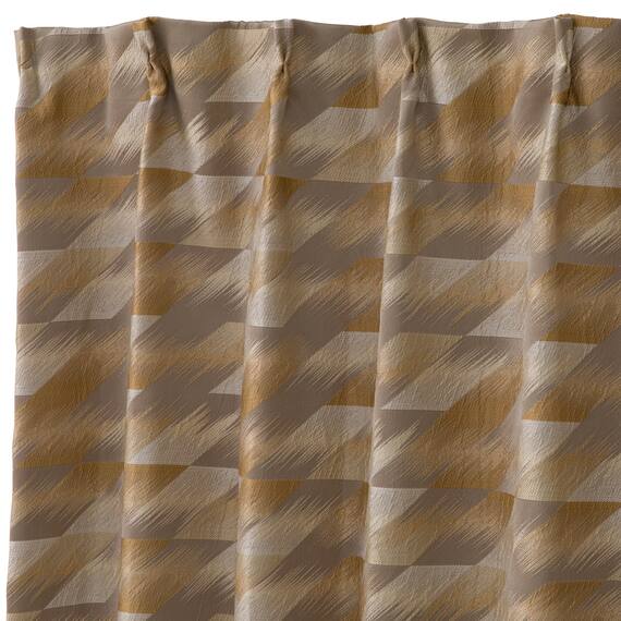 裏地付き遮光1級・遮熱ジャカードカーテン(PK307 100X110X2) 3枚目画像