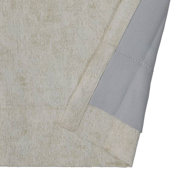 裏地付き遮光2級・遮熱ジャカードカーテン(PK318 アイボリー 100X110X2) 4枚目画像