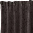 裏地付き遮光1級・遮熱ジャカードカーテン(PK318 ダークグレー 100X110X2) 3枚目画像