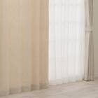 暗くなりすぎない非遮光カーテン(RD143 ベージュ 100X110X2) 1枚目画像