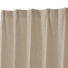 暗くなりすぎない非遮光カーテン(RD143 ベージュ 100X110X2) 3枚目画像