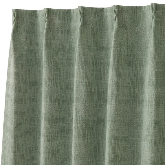 遮光2級・遮熱カーテン(RD147 グリーン 100X110X2) 3枚目画像