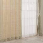 暗くなりすぎない非遮光カーテン(RD156 ベージュ 100X110X2) 1枚目画像