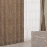 暗くなりすぎない非遮光カーテン(RD156 ブラウン)