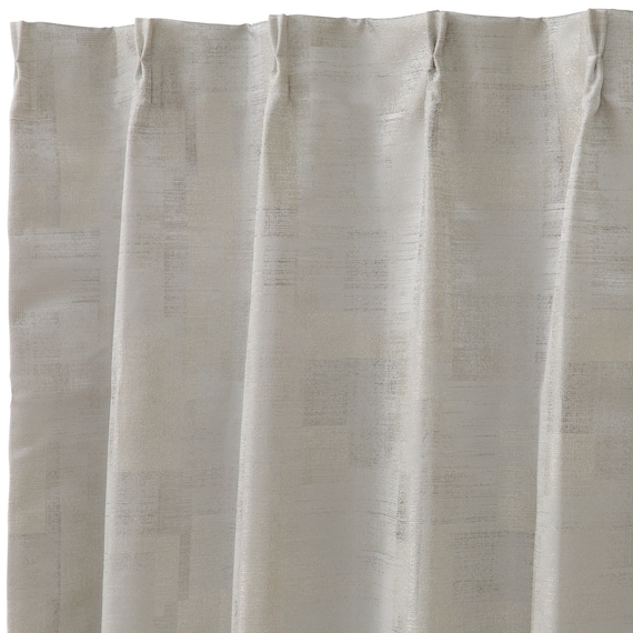 裏地付き遮光2級・遮熱カーテン(RD169 アイボリー 100X110X2) 3枚目画像