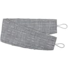 裏地付き遮光3級・遮熱カーテン(RD174 グレー 100X110X2) 5枚目画像