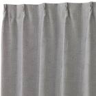 裏地付き遮光2級・遮熱カーテン(RD179 グレー 100X110X2) 3枚目画像