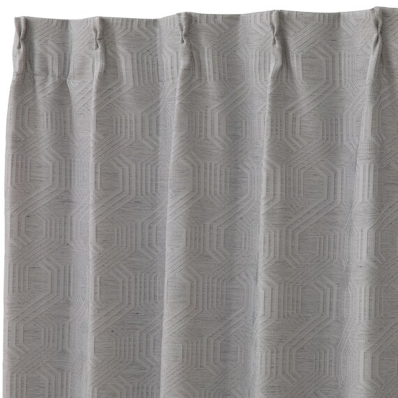 裏地付き遮光2級・遮熱カーテン(RD179 グレー 100X110X2) 3枚目画像