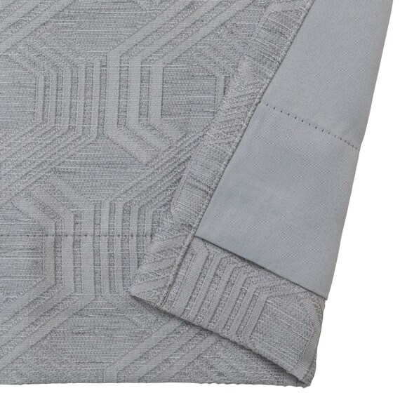 裏地付き遮光2級・遮熱カーテン(RD179 グレー 100X110X2) 4枚目画像