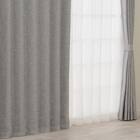 裏地付き遮光2級・遮熱カーテン(RD180 グレー 100X110X2) 1枚目画像
