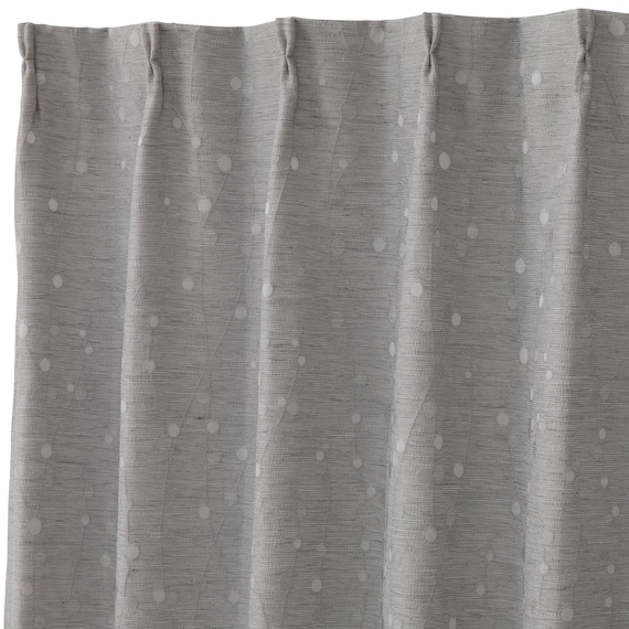 裏地付き遮光2級・遮熱カーテン(RD180 グレー 100X110X2) 3枚目画像