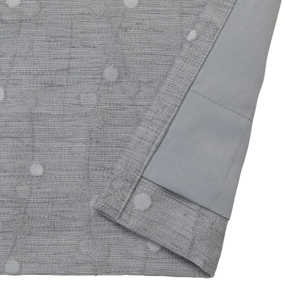 裏地付き遮光2級・遮熱カーテン(RD180 グレー 100X110X2) 4枚目画像