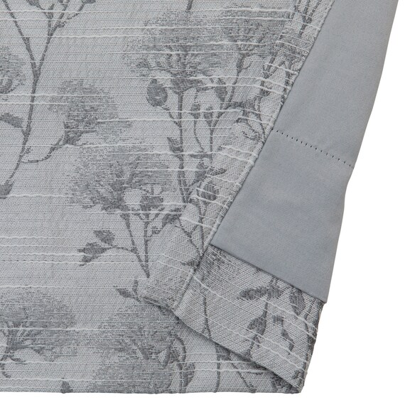 裏地付き遮光2級・遮熱カーテン(RD181 グレー 100X110X2) 4枚目画像