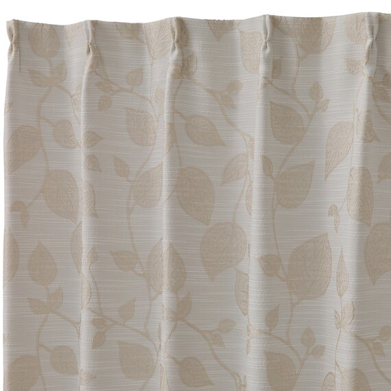 裏地付き遮光2級・遮熱カーテン(RD182 ベージュ 100X110X2) 3枚目画像