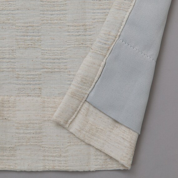 裏地付き遮光3級・遮熱カーテン(RD193 ベージュ 100X110X2) 4枚目画像