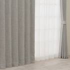 裏地付き遮光2級・遮熱カーテン(RD195 グレー 100X110X2) 1枚目画像